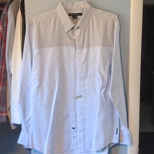 Light Blue Button-Up Shirt by French Connection